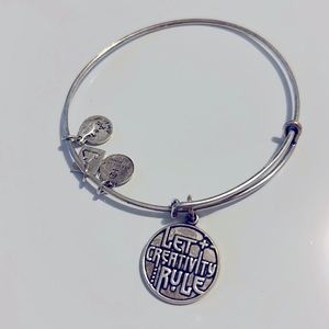 Alex and Ani Silver Let Creativity Rule Bracelet excellent gift